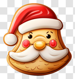 Santa Claus Cookie - Santa Claus Cookie For Christmas Transparent PNG