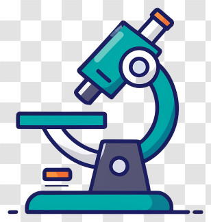 Microscope - Cartoon Style Microscope Illustration Transparent PNG
