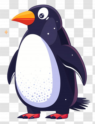 Penguin - Cartoon Penguin Illustration Transparent PNG