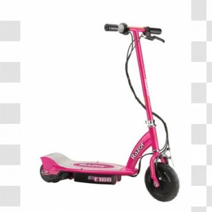 Electric Motorcycles And Scooters Vehicle Razor Kick Scooter - Magenta Transparent PNG