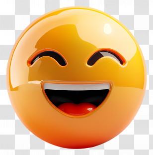 Emoji - Yellow Smiling Emoji Symbol Transparent PNG
