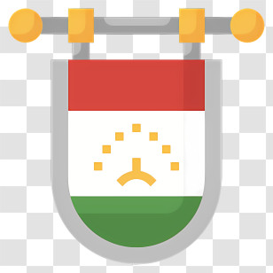 Tajikistan Flag - Tajikistan National Flag Transparent PNG