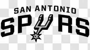 San Antonio Spurs Logo - San Antonio Spurs Logo Design Transparent PNG