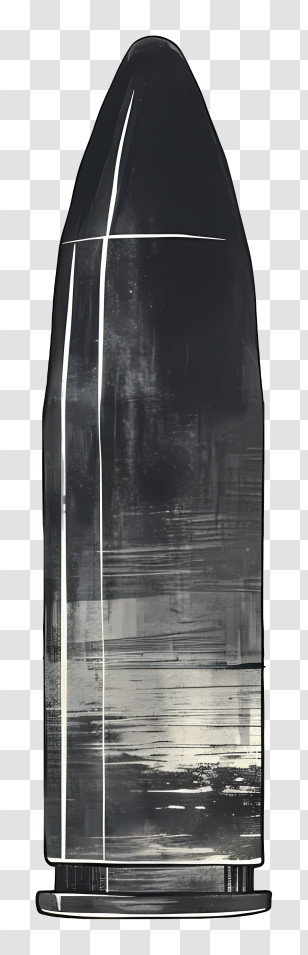 Bullet - Black Bullet Illustration Transparent PNG