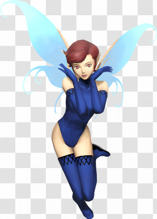 Megami Tensei - Blue Fairy Transparent PNG
