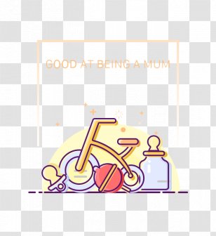 Baby Bottle Illustration - Area - Hand-drawn Elements Of Maternal And Child Transparent PNG