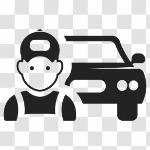 Used Car Clip Art - Black Transparent PNG