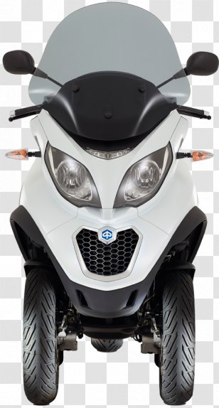 Piaggio MP3 Scooter Motorcycle Vespa - Threewheeler Transparent PNG
