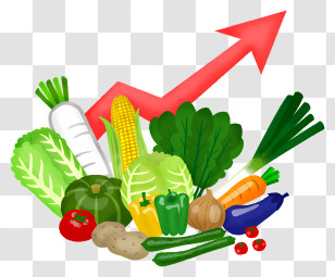 Icon - Rising Vegetable Prices In Market Transparent PNG