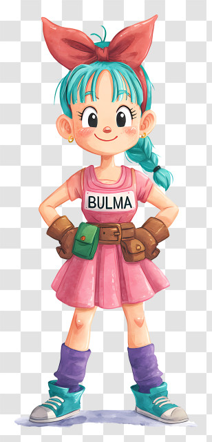 Bulma - Bulma Cute Cartoon Transparent PNG