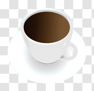 Coffee - White Coffee Cup Illustration Transparent PNG