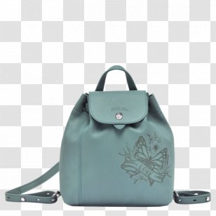 Handbag Longchamp Le Pliage Cuir Leather Pouch - Designer - Passport Travel Purse Crossbody Transparent PNG