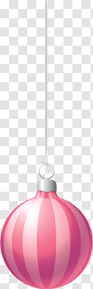 Pink Light Shade - Pink Christmas Ornament Bauble Transparent PNG
