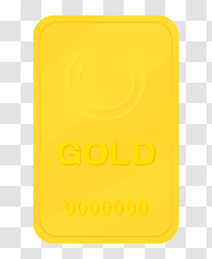 Business - Gold Bar Illustration Transparent PNG