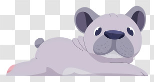 French Bulldog - Cute Cartoon Dog Illustration Transparent PNG