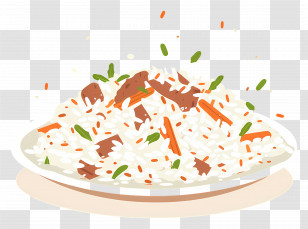 Pilaf - Flavorful Rice And Vegetables Dish Transparent PNG