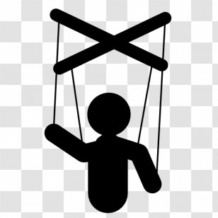 Marionette Puppetry Clip Art - Black And White Transparent PNG