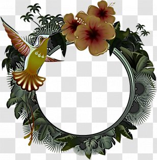 Flower Wreath - Religion - Perching Bird Transparent PNG
