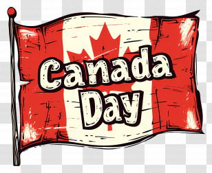 Canada Day - Canada Day Celebration Flag Transparent PNG