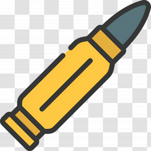 Bullet - Bullet Cartridge Illustration Transparent PNG