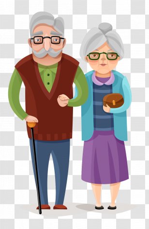 Vector Graphics Old Age Image Illustration - Toddler - Elderly Transparent PNG
