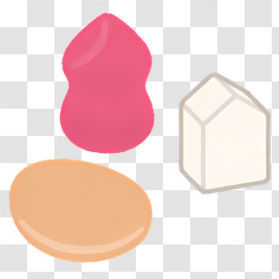 Icon - Cosmetic Makeup Sponges Transparent PNG