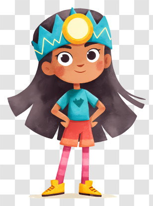 Isabella Alvarado - Brave Girl Hero Character Transparent PNG