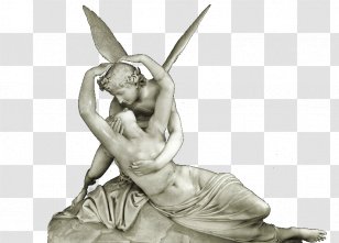 Cupid And Psyche Revived By Cupid's Kiss Eros Greek Mythology - Artwork - Aphrodite Transparent PNG