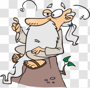 Cartoon Royalty-free Wise Old Man Clip Art - Human Behavior Transparent PNG