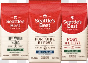 Seattle's Best Coffee Decaffeination Roasting - Brewed Transparent PNG