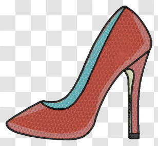 Red High Heel Shoe - Pink High Heel Shoe For Stylish Occasions Transparent PNG