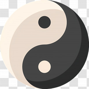 Yin Yang - Yin Yang Symbol Representing Harmony And Balance Transparent PNG