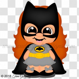 Batgirl Boy Catgirl Woman - Silhouette Transparent PNG