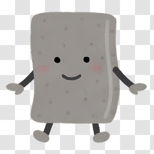Icon - Cute Sponge Character Transparent PNG