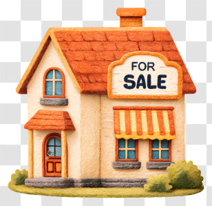 House For Sale - House For Sale With Orange Roof Transparent PNG