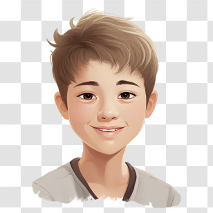 World Smile Day
 - Smiling Boy Cartoon Illustration Transparent PNG