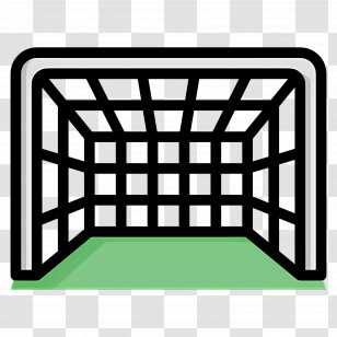 Football Net - Soccer Goal Illustration Transparent PNG
