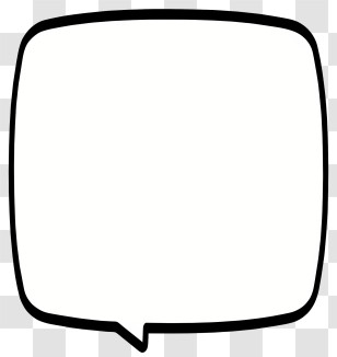 Text Box
 - Speech Bubble Outline For Dialog Representation Transparent PNG
