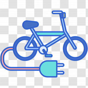 Bicycle - Modern Electric Bicycle For Eco-friendly Transport Transparent PNG