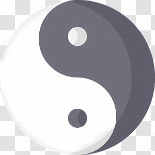 Yin Yang - Yin Yang Symbol For Balance And Harmony Transparent PNG