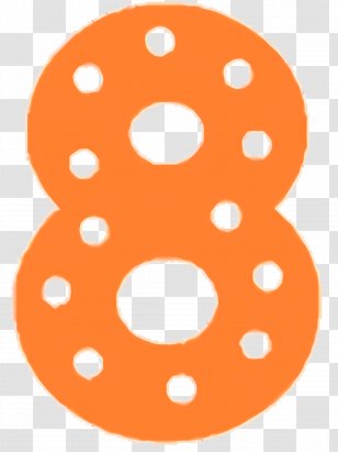Background Orange - Auto Part Polka Dot Transparent PNG