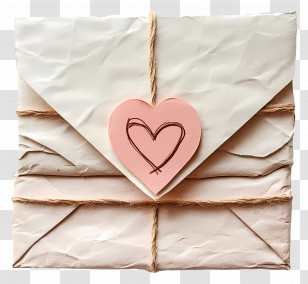 Love Letters For Her - Love Letter With Heart Seal Transparent PNG