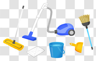 Icon - Various Cleaning Tools Transparent PNG