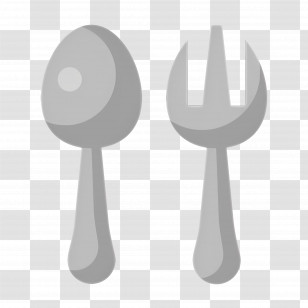 Fork Spoon - Spoon And Fork Icon Transparent PNG