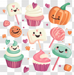 Halloween Candy - Cute Sweets And Desserts Transparent PNG