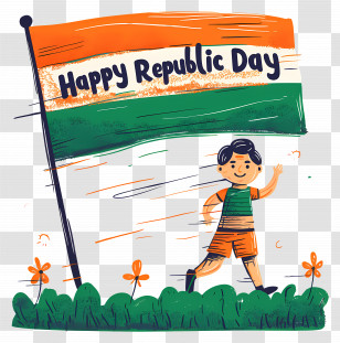 Indian Republic Day - Illustration For Republic Day Celebrations Transparent PNG