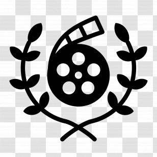 Film Reel - Film Reel With Laurel Wreath Transparent PNG