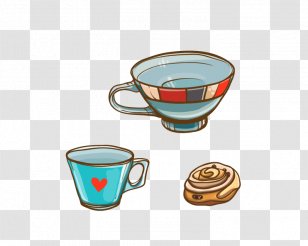 Teapot Chawan - Cup - Vector Three-dimensional Heart-shaped Transparent PNG