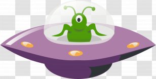 Flying Saucer Unidentified Object Clip Art - Vertebrate - Monster UFO Transparent PNG