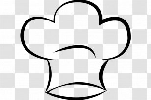Chef's Uniform Hat Cap Clip Art - Heart - Vector Chef Transparent PNG